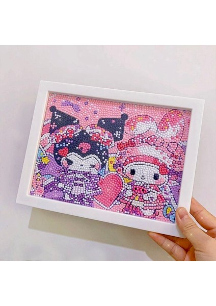 Kuromi My Melody Çerçeveli Mozaik Elmas Boyama Seti Diy Kendin Yap fiyatları