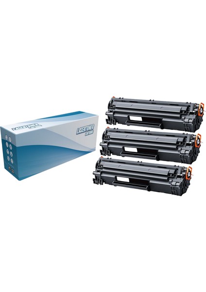 436A-HP Laserjet M1120A Mfp Muadil Toneri 3 Lü Avantajlı Paket