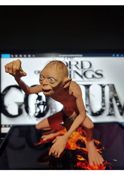 Gollum Figür Oturur Halder 15 cm