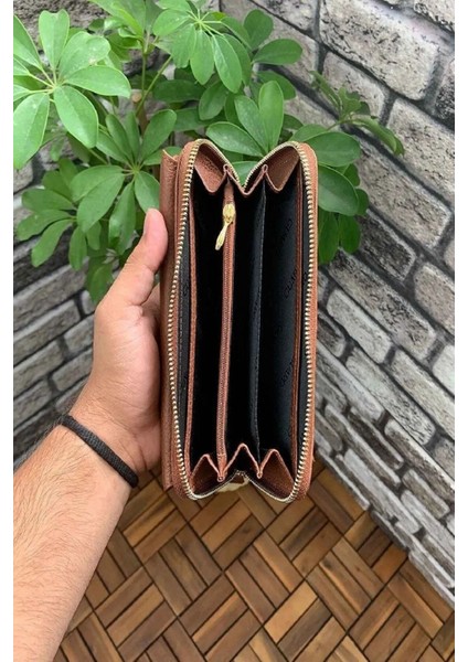 Hakiki Deri Mat Taba Kadın Cüzdanı (T1101)