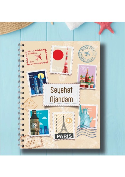 Seyahat Ajandam/macera Defteri/tatil Defteri/gezi DEFTERI/41YAPRAK/82 Sayfa