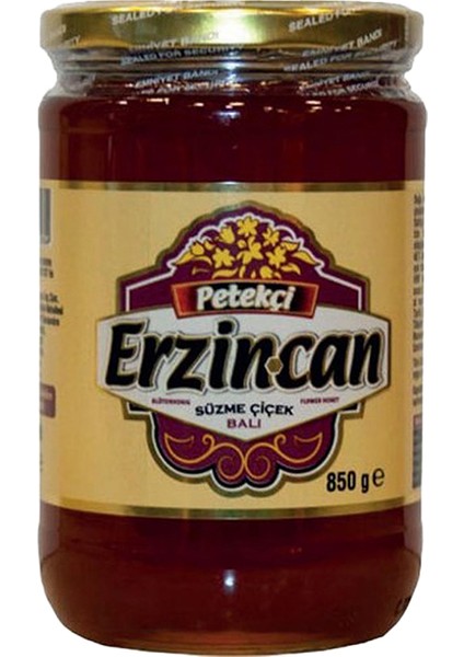 Erzincan Süzme Çiçek Balı (850 G) X6 Paket