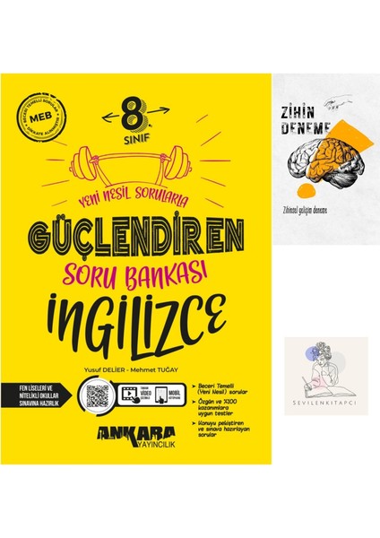 LGS Ingilizce Güçlendiren Soru Bankası+Zihin Deneme+Sssk849