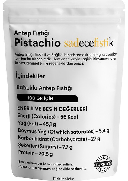 Kabuklu Ağaç Altı Antep Fıstığı 500 gr Özel Paket