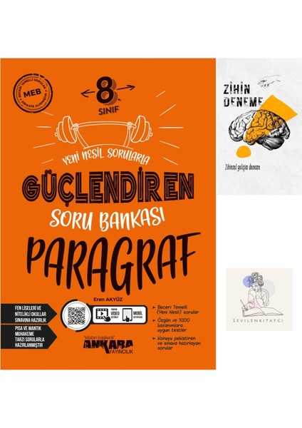 LGS Paragraf Güçlendiren Soru Bankası+Zihin Deneme+Sssk859