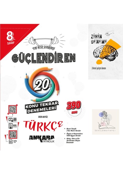 LGS Türkçe 20li Konu Tarama Denemeleri +Zihin Deneme+Sssk195