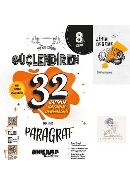 LGS Paragraf Güçlendiren 32 Hafta Deneme+Zihin Deneme+Sssk489