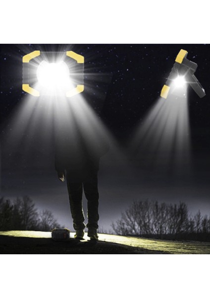El Feneri 180W LED Taşınabilir Spot 8000LM Süper Parlak LED Çalışma Işığı Açık Kamp LED El Fener