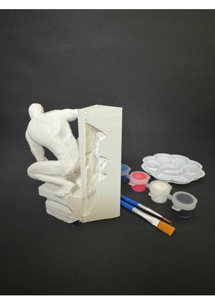 Hulk ve Örümcek Adam 3D Figür Boyama Seti