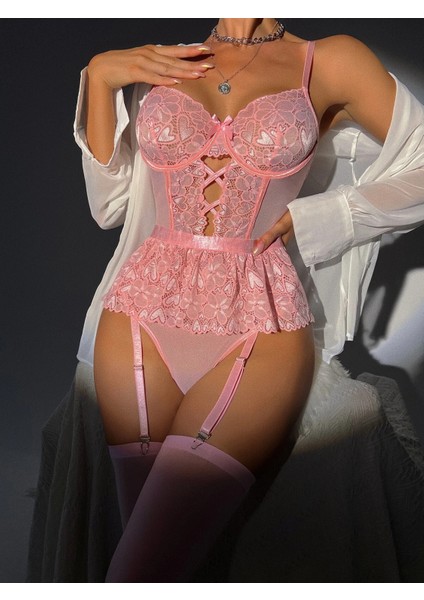 Modern Şık Rahat Estetik Jartiyer Gecelik Kombin Set fiyatları