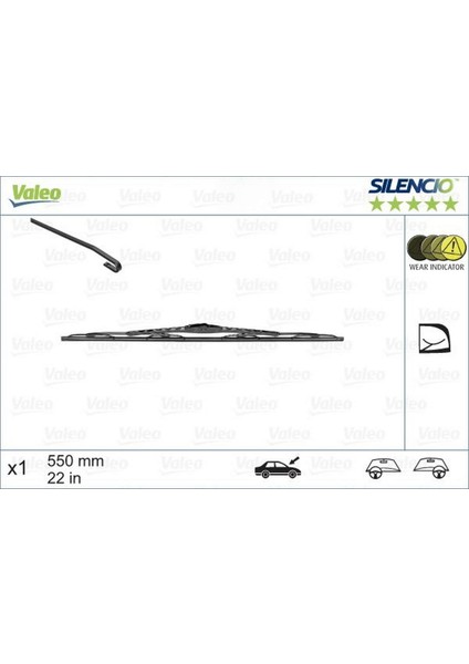 Silecek Supurgesi On Sag 550MM Mercedes C-Class W203 S203 CL203 Swf 11