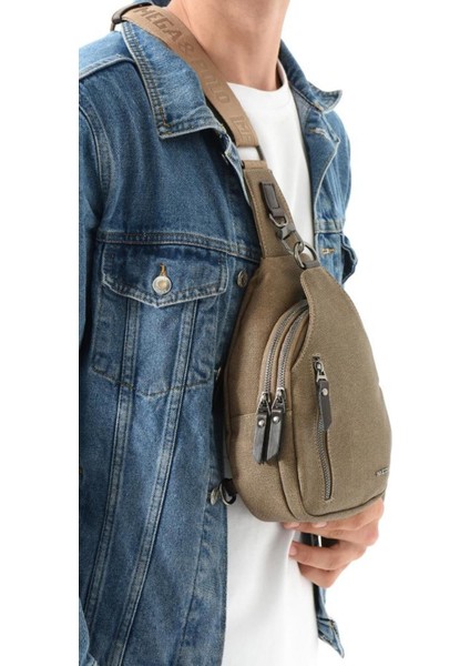 Erkek Bady Bag Göğüs Çantası Kanvas Kumaş Sırt Çantası 27*17 cm Günlük Omuz Çantası fiyatları
