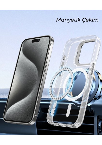 Iphone 15 Armor Magsafe Kapak - Siyah 11