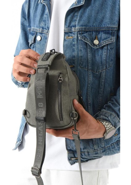 Erkek Bady Bag Göğüs Çantası Kanvas Kumaş Sırt Çantası 27*17 cm Günlük Omuz Çantası fiyatları