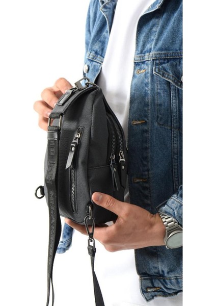 Erkek Bady Bag Göğüs Çantası Kanvas Kumaş Sırt Çantası 27*17 cm Günlük Omuz Çantası fırsatları