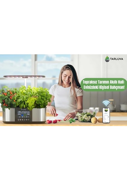 Max - 21 Hazneli - Full Otomatik Hidroponik Yetiştirme Sistemi modelleri