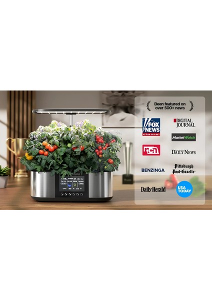 Max - 21 Hazneli - Full Otomatik Hidroponik Yetiştirme Sistemi fırsatları