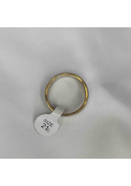 Silver Şerit Çelik Gold Erkek Yüzük modelleri