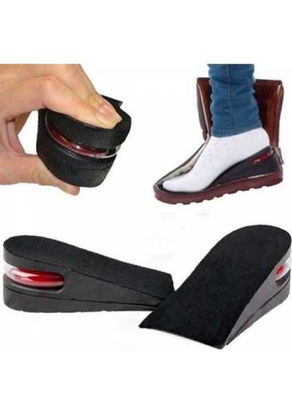 Tineke Ünisex 5 cm Tam Boy Uzatıcı Tabanlık Hava Yastıklı Uzatan Ayakkabı Tabanlığı Gizli Topuk Yükselten