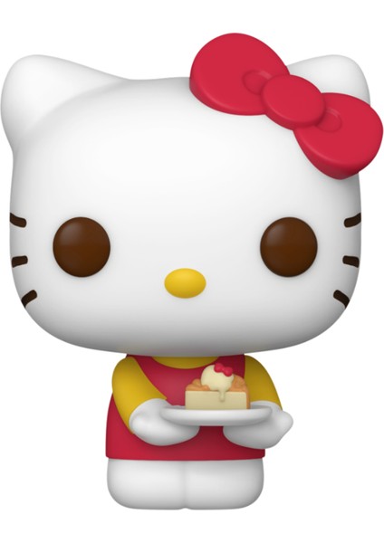 Pop! Hello Kitty With Pudding Figürü - Sanrio Koleksiyon #89 | Tatlı Sunumlu Hello Kitty