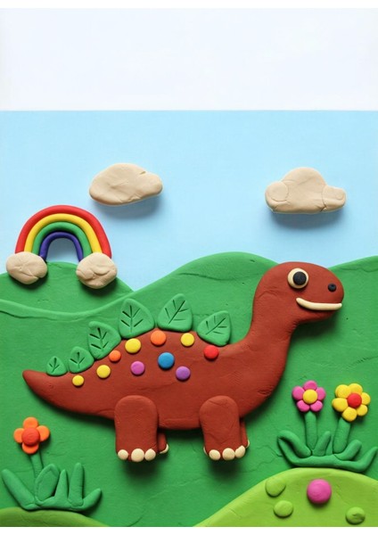 Momox Doğal Oyun Hamuru Tam Seti, 6 Renk, 150GR fiyatları