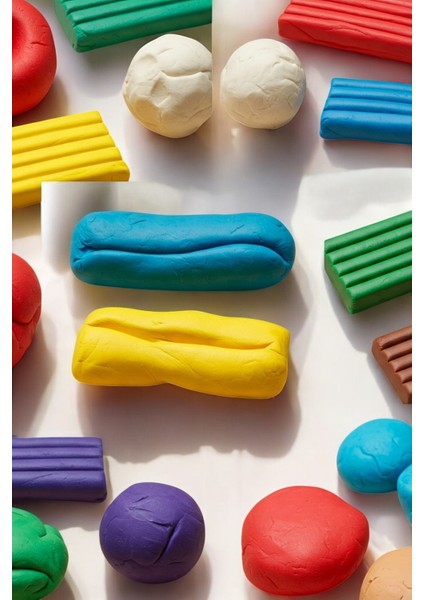 Momox Doğal Oyun Hamuru Tam Seti, 6 Renk, 150GR modelleri