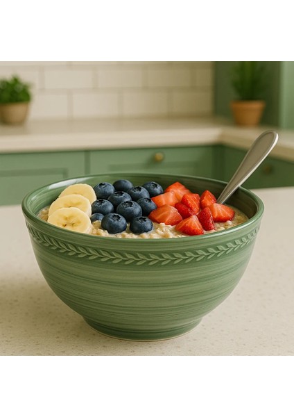 Haki Porselen Bowl