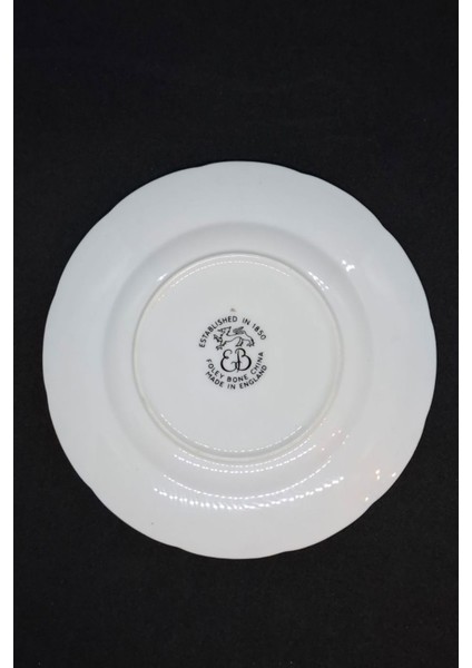 Foley Bone China Ingiliz Yeşil Porselen Antika Tatlı Tabağı 15 cm modelleri