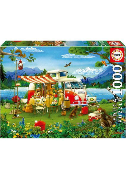 1000 Parça Harika Kamp Tatili Puzzle - 19922 - Camping Holiday fiyatları