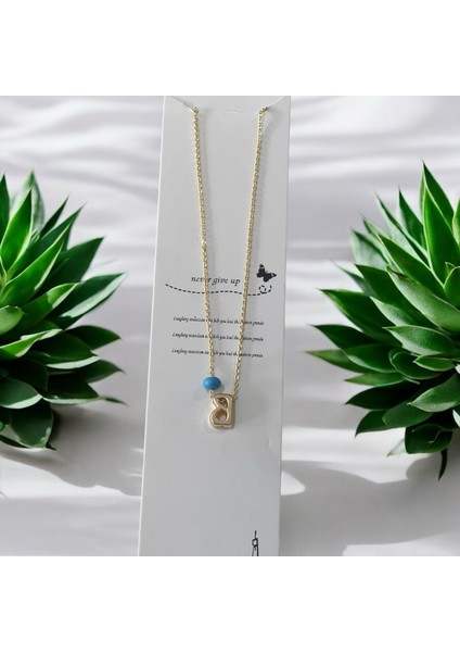 Şık ve Zarif Harf Kolye Günlük ve Özel Gün Isim Baş Harfi