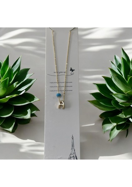 Şık ve Zarif Harf Kolye Günlük ve Özel Gün Isim Baş Harfi fiyatları