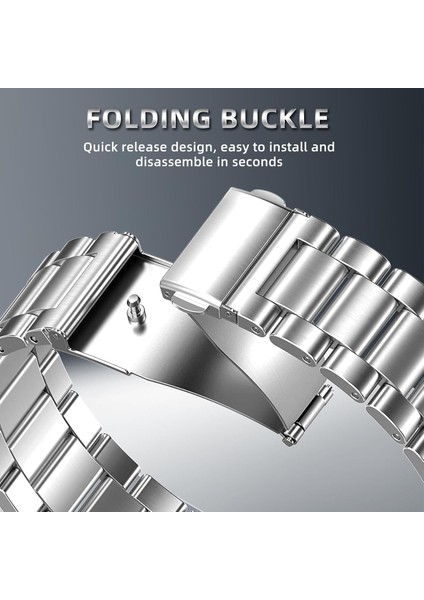 Huawei Watch Gt 5 Pro 42MM/GT 5 41MM/GT 4 41 mm Uyumlu Kordon 18MM Paslanmaz Çelik fiyatları