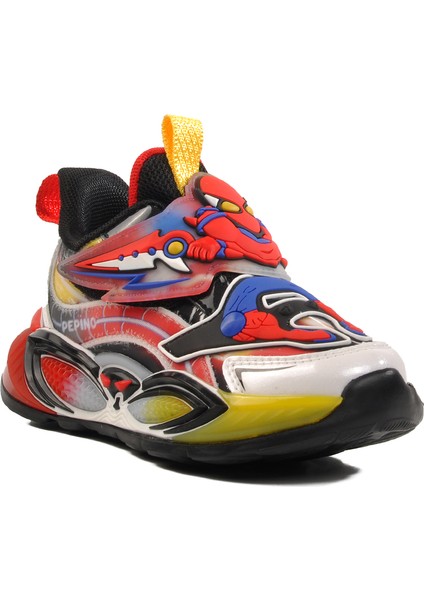 Siyah-Kırmızı-Sarı Çocuk Spor Ayakkabı 1943 P