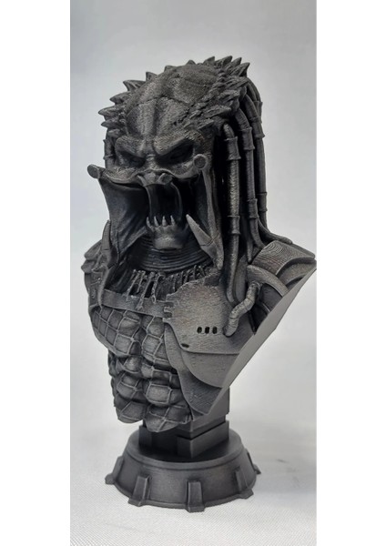 Yüksek Detaylı Predator Büstü: Film Koleksiyoncularının Vazgeçilmez Parçası