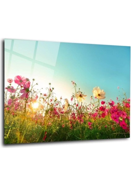 - Çiçekler Cam Tablo Duvar Dekarasyonu,ev Dekorasyon,duvar Tablosu,ev Hediyesi fırsatları