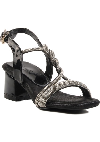 Siyah Hafif Kız Çocuk Sandalet 07 P