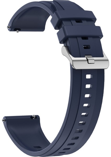 Huawei Watch 3 Gt Gt2 GT2E Gt3 Gt4 Gt 5 Pro Se Elite 46MM Uyumlu 22MM Silikon Metal Tokalı Kordon