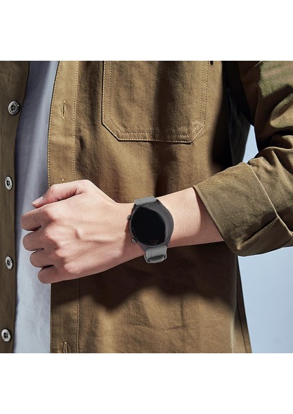 Huawei Watch 3 Gt Gt2 GT2E Gt3 Gt4 Gt 5 Pro Se Elite 46MM Uyumlu 22MM Silikon Metal Tokalı Kordon indirimleri