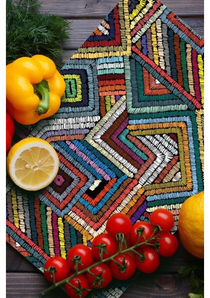 - Gold Çiçekler Cam Tablo