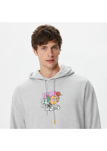 x 8enjamin Graphic Sweatshirt 539822 04-04 Bol Kesim 1 Beden Küçük Alınız fırsatları