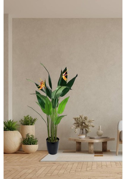 Yapay Ağaç Starliçe 160 cm Horoz Ibiği Çiçekli Bird Of Paradise Artificial Plants modelleri