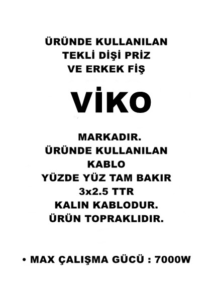 Tekli Seyyar Uzatma Kablosu - 1 Metre 3x2.5 Ttr Kalın Beyaz Kablo | Yan Erkek Fiş