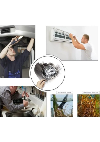 Yılan Video Kamera Led'li 10 Metre Sert Kablo EndoskopKamera modelleri