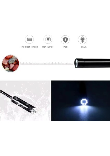 Yılan Video Kamera Led'li 10 Metre Sert Kablo EndoskopKamera indirimleri