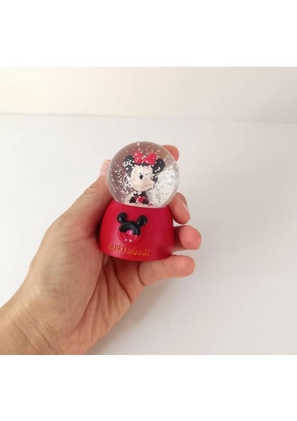 Kar Küresi Mini Mouse Işıklı Kar Küresi Ev Ofis Dekor Biblo Obje fiyatları