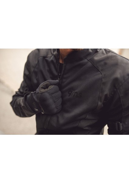 Fıftysıx.7 Yazlık Fileli Korumalı Motosiklet Montu Siyah fırsatları