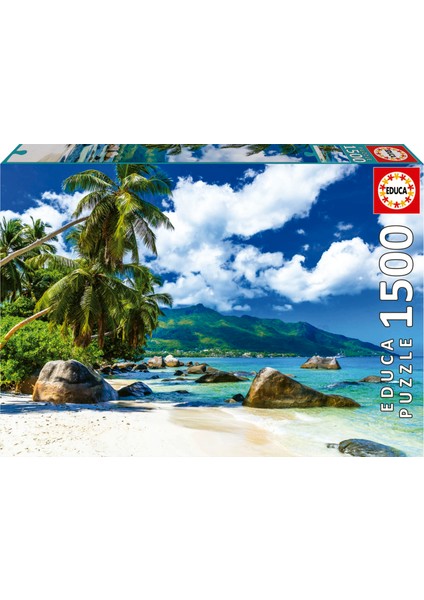 1500 Parça Seyşeller Deniz Vce Doğa Manzarası Puzzle - 19564 - Seychelles