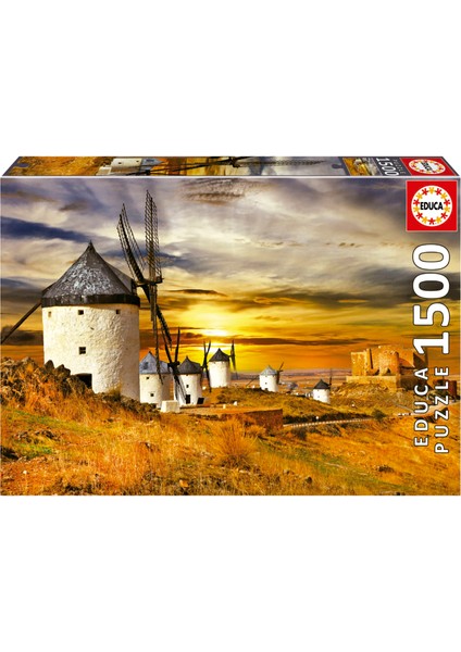 1500 Parça Consuegra Yel/rüzgar Değirmenleri Puzzle - 19618