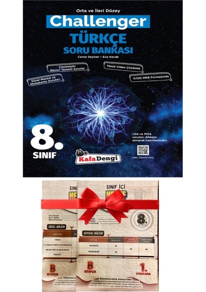 Lgs Challenger Türkçe Kafadengi Soru Bankası Kafa Dengi + Çift Oturum Genel Deneme