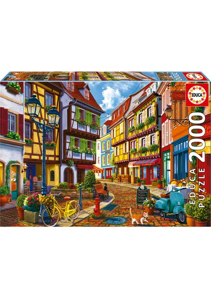 2000 Parça Aydınlık Sokak Puzzle - 19945 - Bright Street